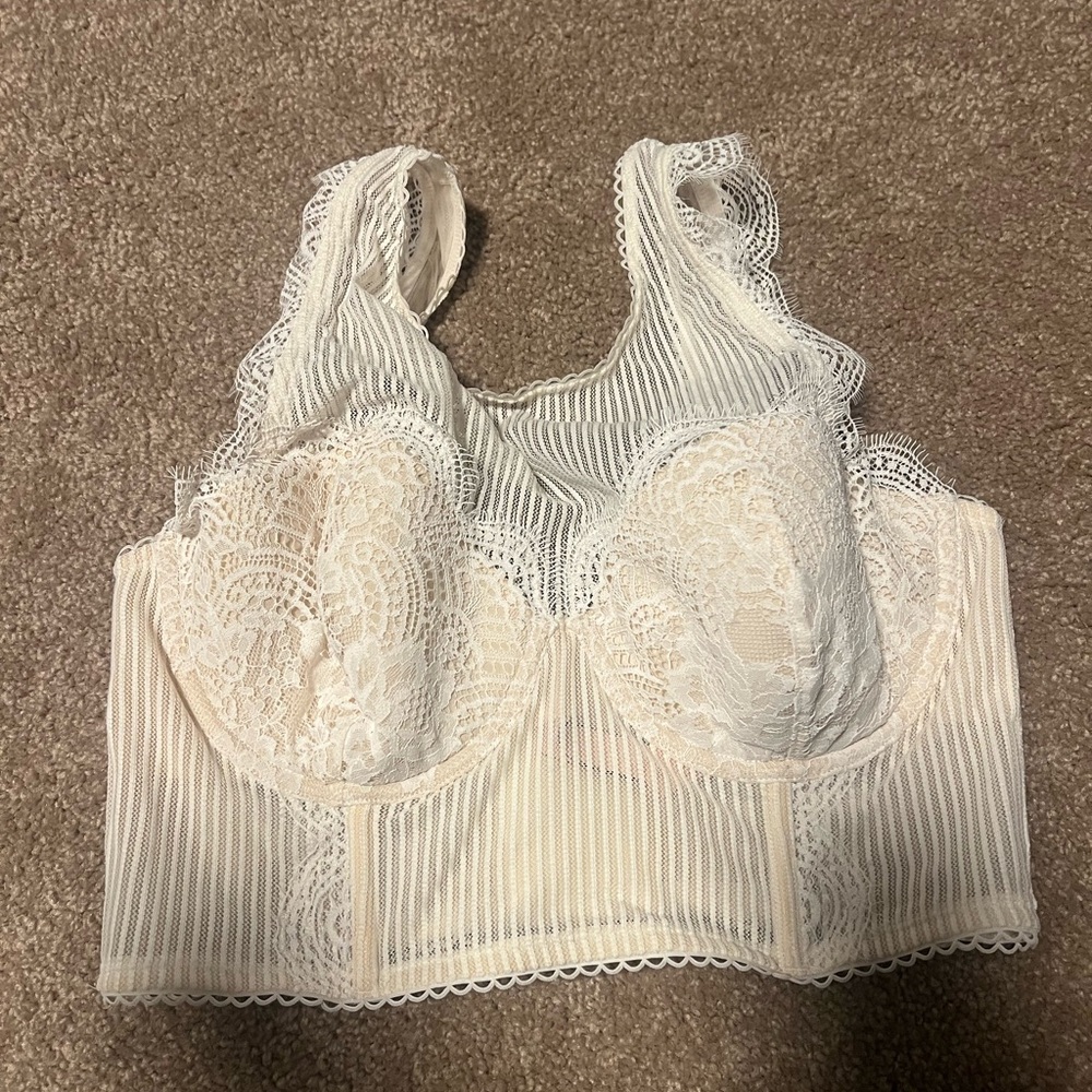 Victoria's Secret Ivory Lace Bralette